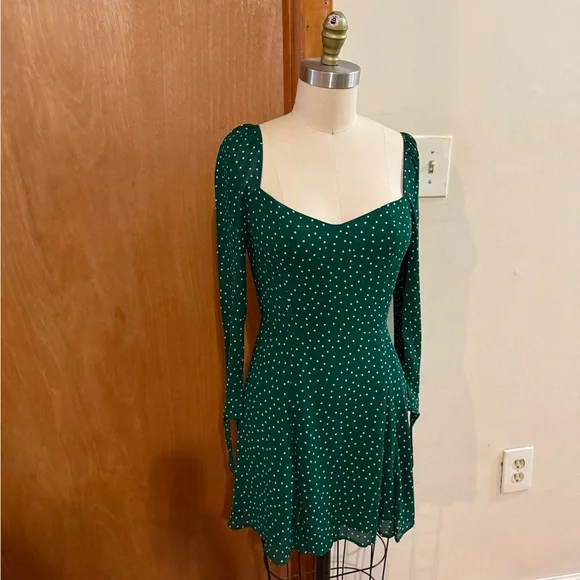 REFORMATION polka dot print mini dress - Picture 4 of 10